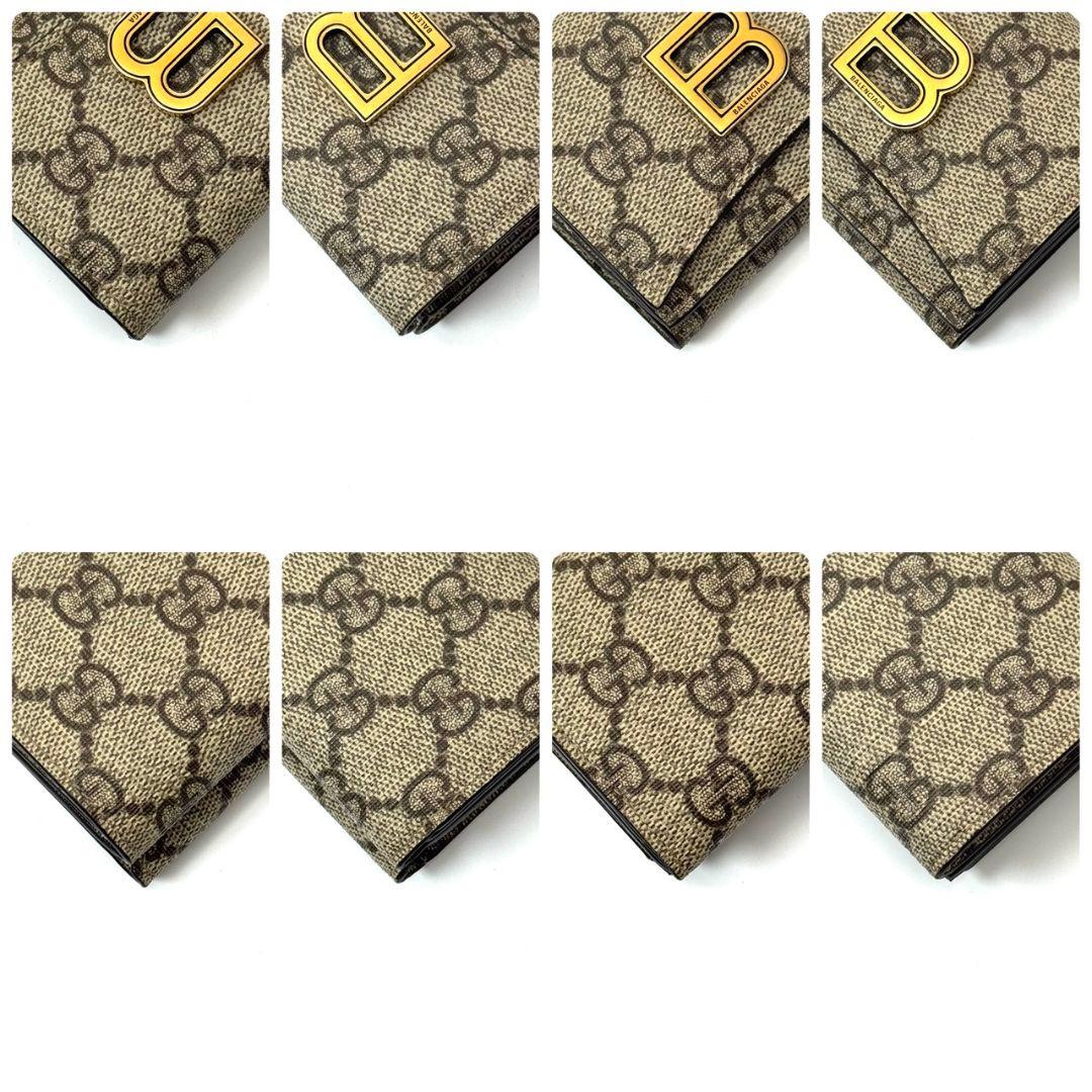 激レア 美品 限定品 グッチ バレンシアガ コラボ ザ ハッカー 財布 GG