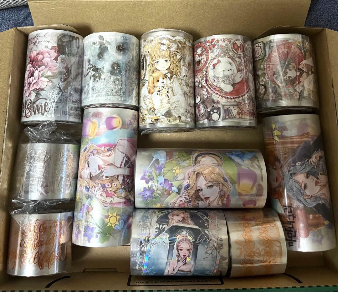 c*☻様 ①新品　PETテープ　まとめて　マスキングテープ　海外　くま　女の子