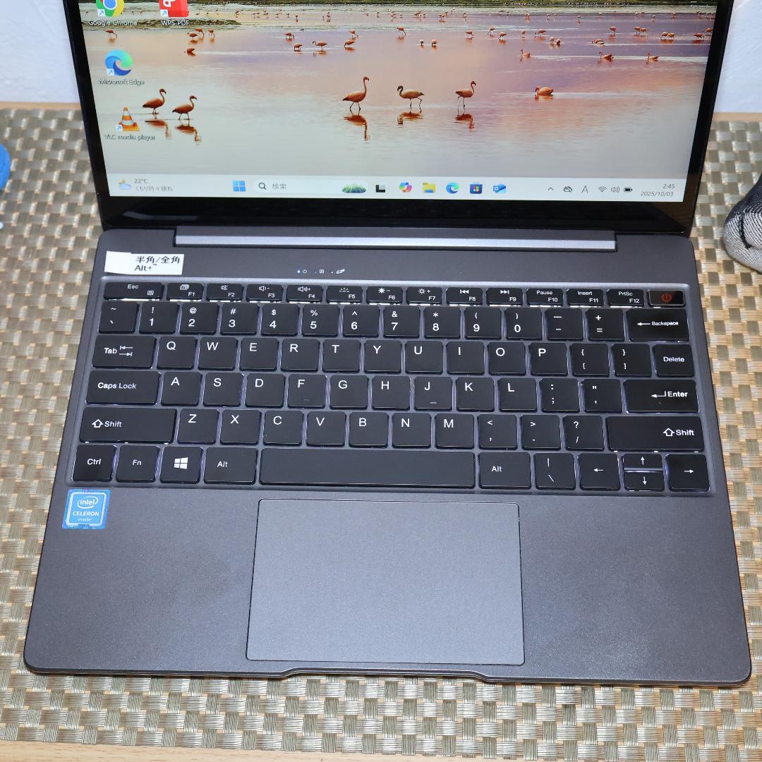 Win11公式対応CPU/メ8G/SSD/超高画質液晶/無線/カメラ/TypeC
