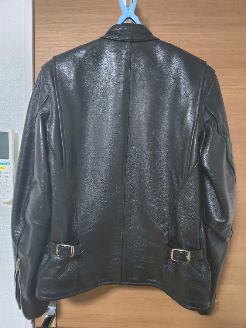 【美品】VANSON タイプB ライナー付 シングルライダース 38　値下げ中