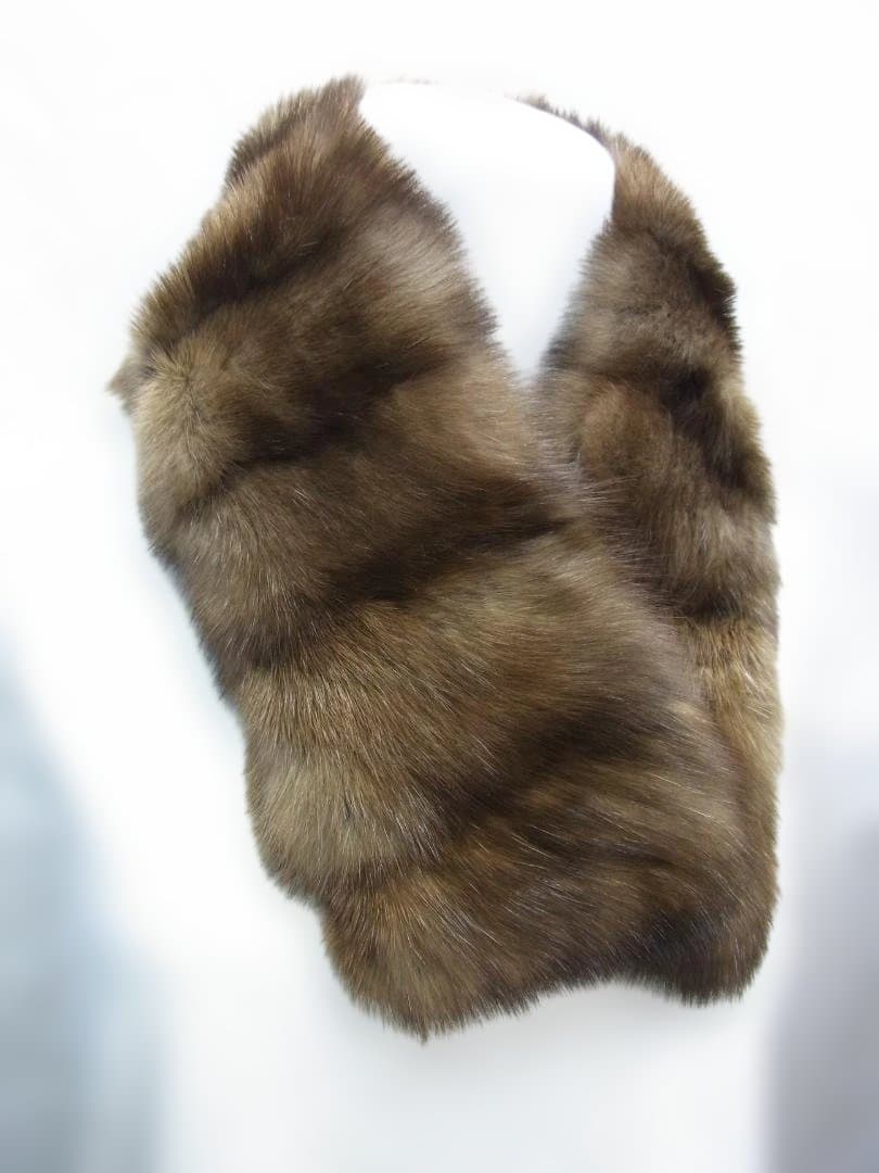 ゆきだるま◆新品◆ロシアンセーブルマフラー