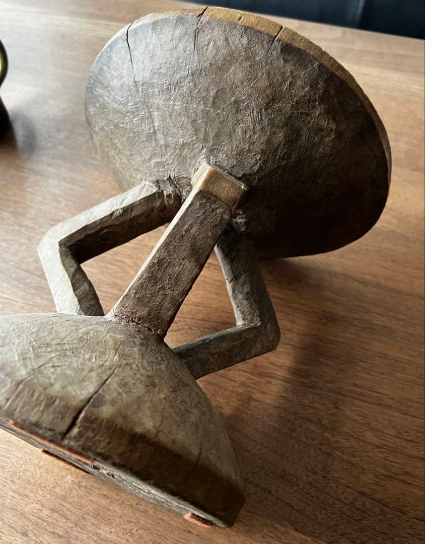 トンガ族　ハンドメイドスツール