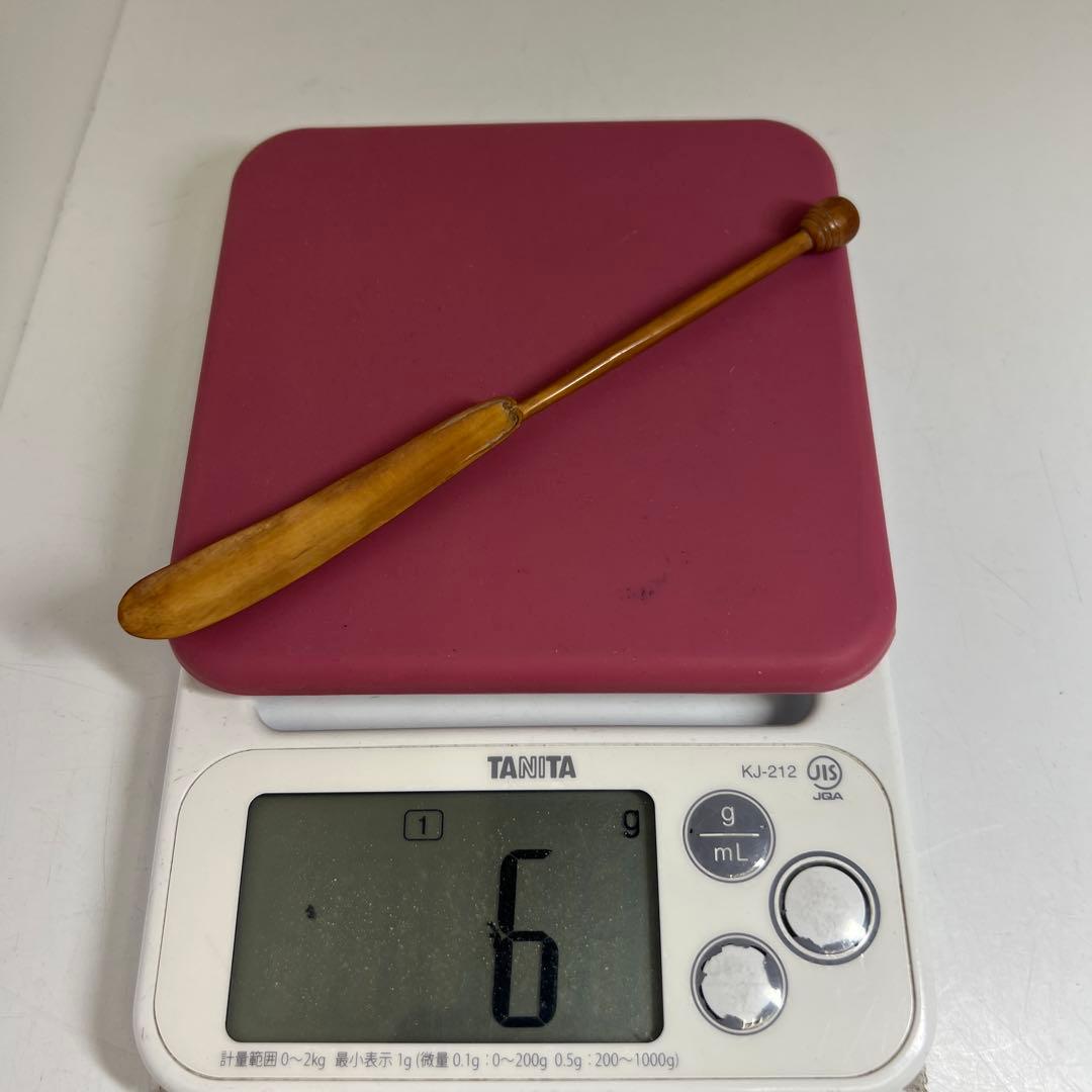 極上茶杓　6g 東Y7-1023☆2Fトヒカコ