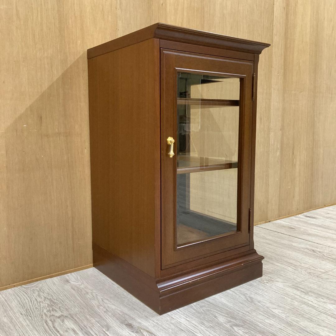 【マルニ】地中海シリーズ　ガラスキャビネット　コーナーキャビネット