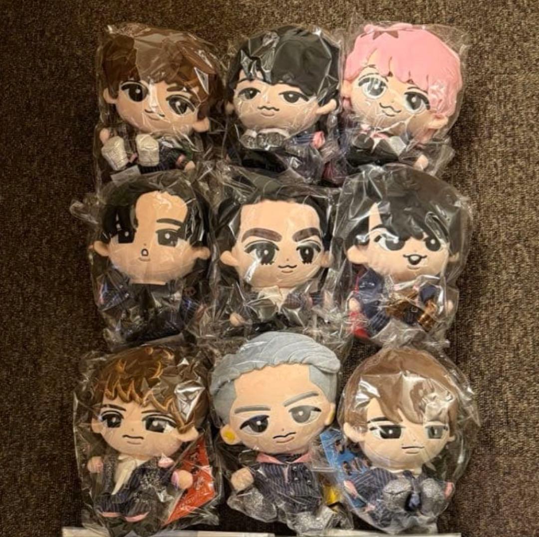  Man すのチル　ぶら下がらないぬいぐるみ9体