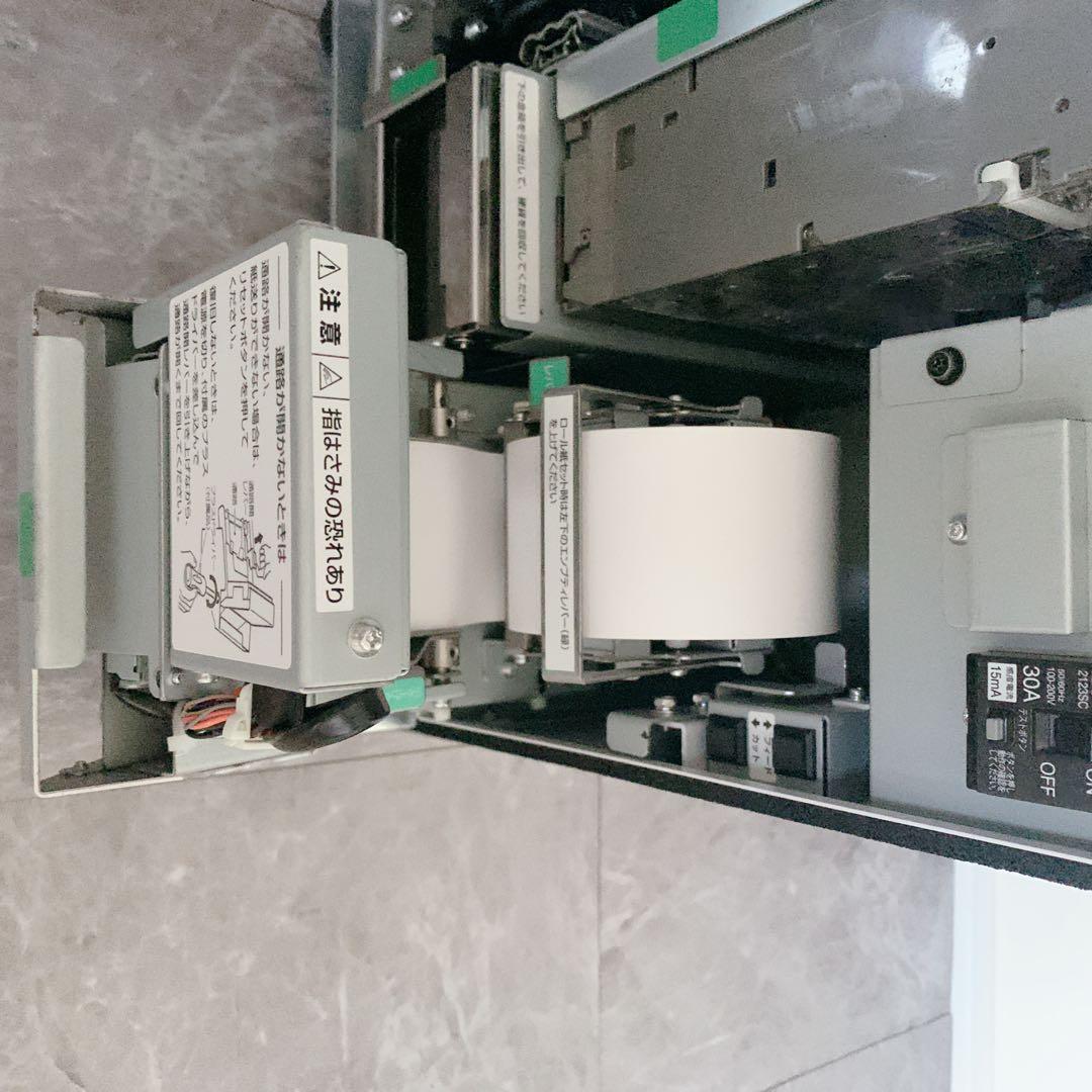 【新品級・保証付き】マルチ決済端末付 GLORY製 特大ボタン×2、大ボタン×2