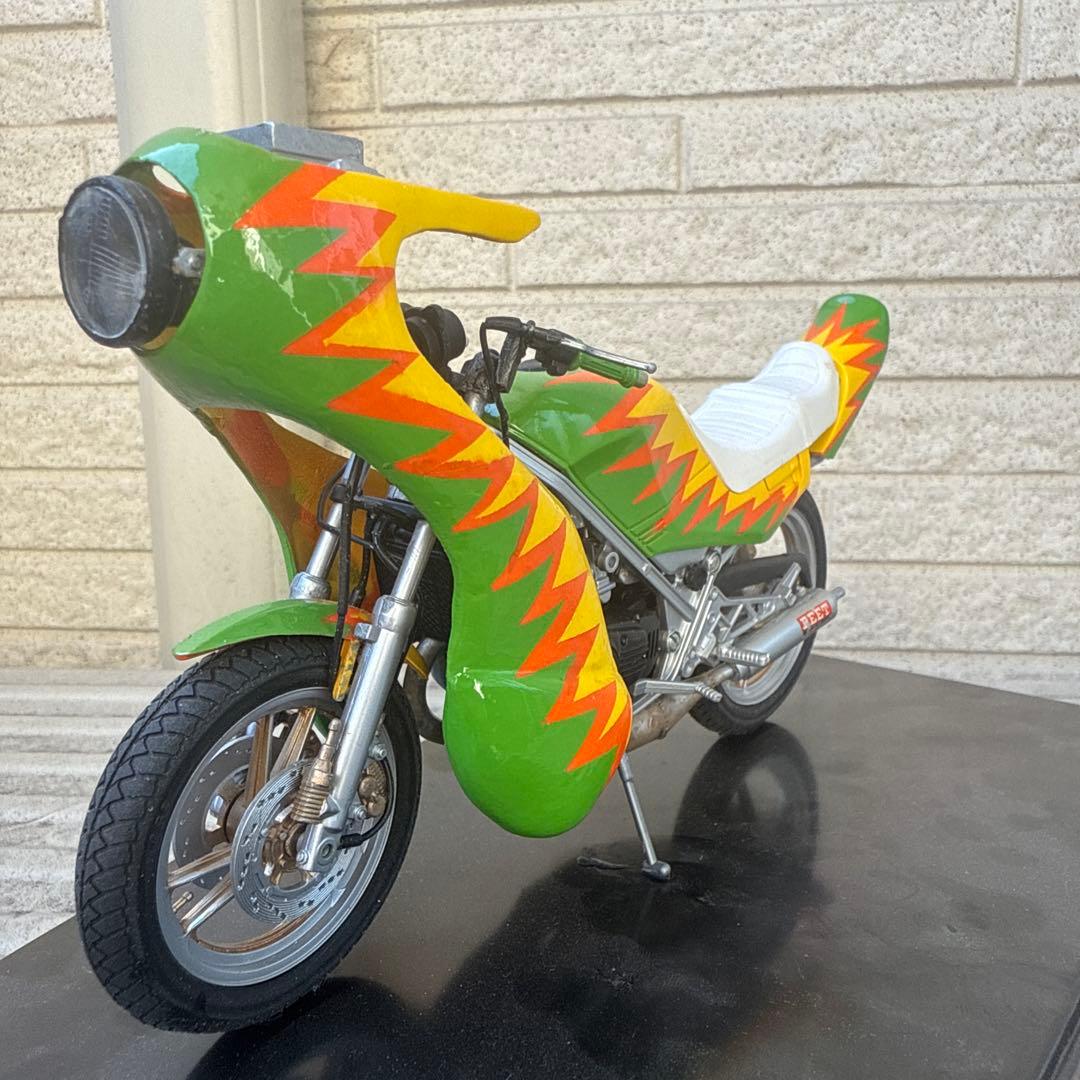 俺のマシン　RG250R 完成品　当時物　旧車會　暴走族　爆発カラー　1/12