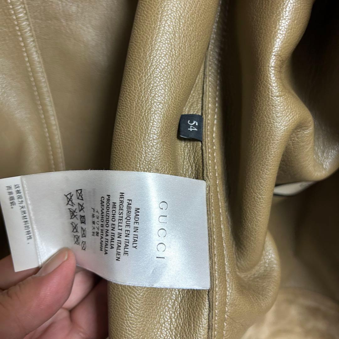 GUCCI スエード レザージャケット