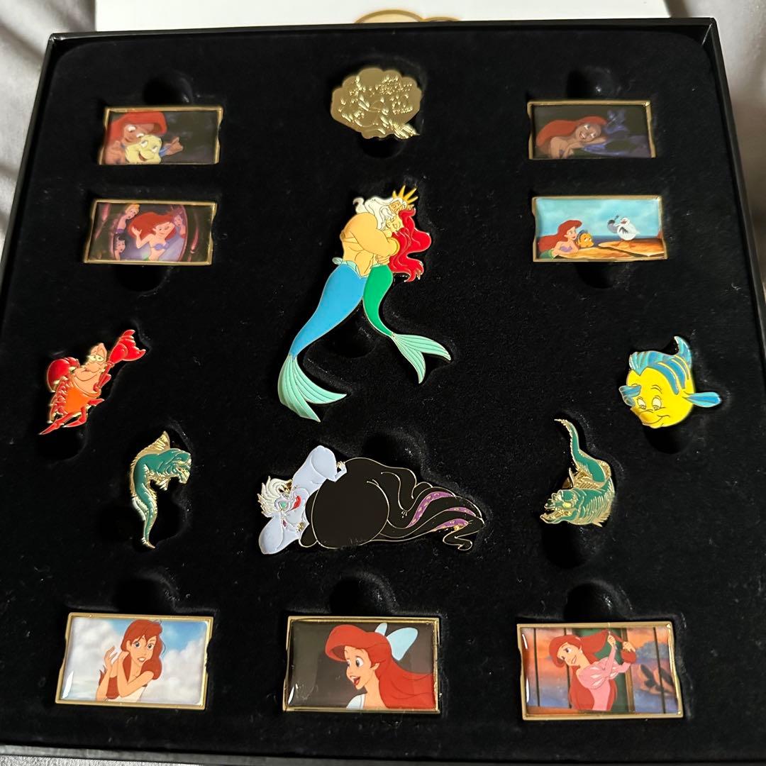 ディズニー　アリエル　ピンバッジセット30周年アニバーサリー