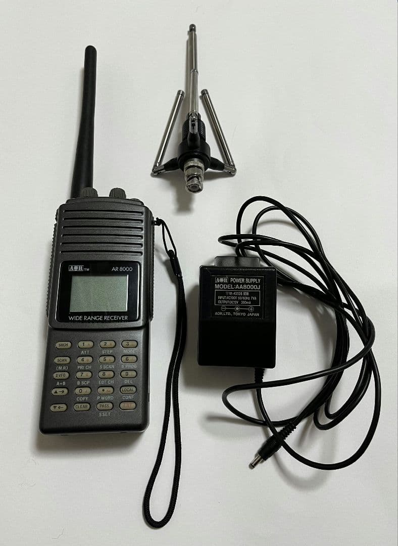 AOR AR 8000 ワイドレンジ受信機＆高性能アンテナ セット
