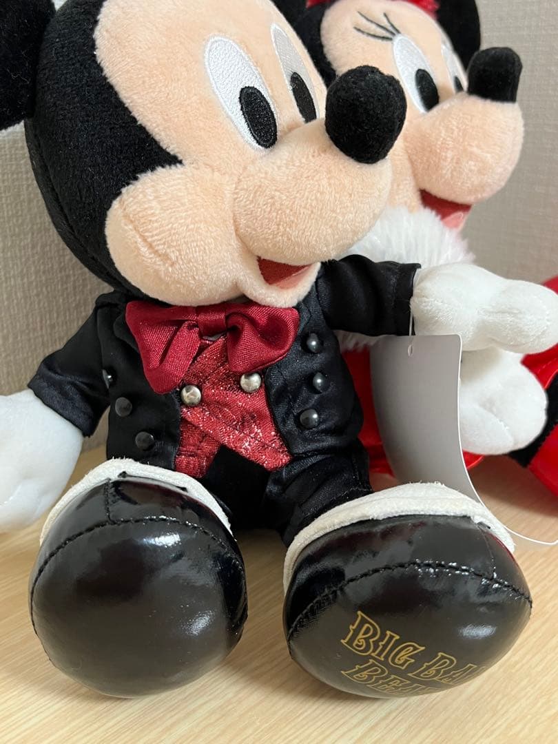 【新品未使用タグ付き】ビッグバンドビートBBB ミッキーミニー　ペア　ぬいぐるみ