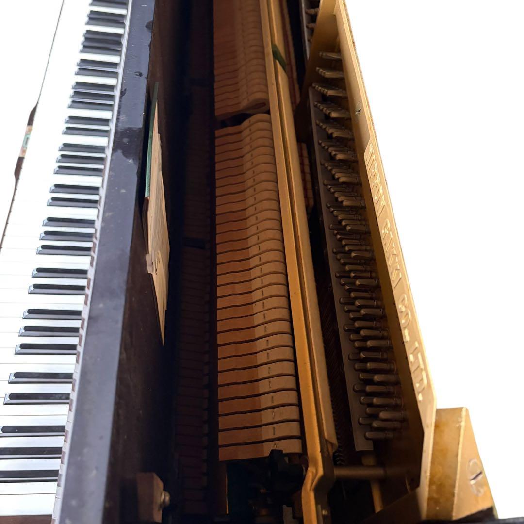 【美品】YAMAHA アップライトピアノ W110BW 猫脚 ウォルナット