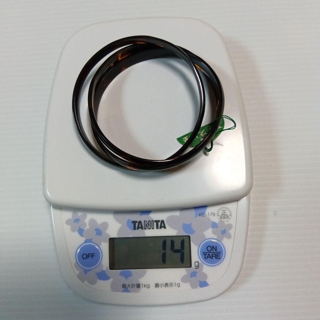 べっ甲　３連ブレスレット