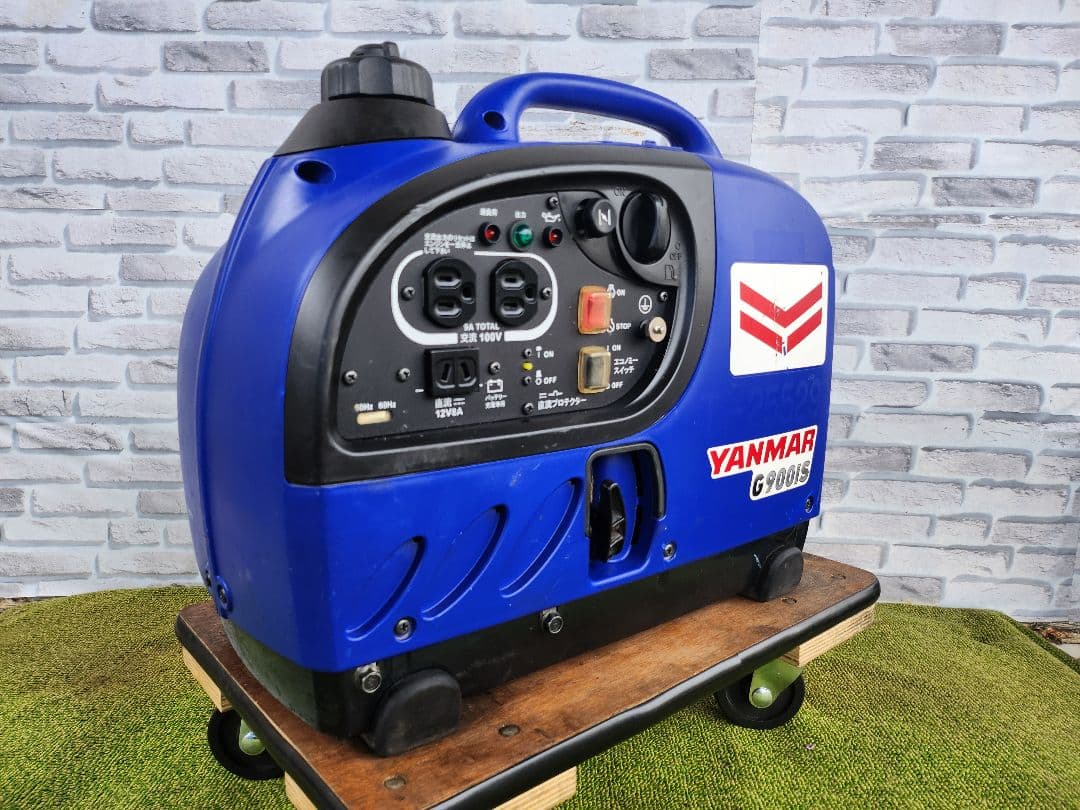 好調エンジン/14日保証付き YANMARインバーターG900IS発電機 A01