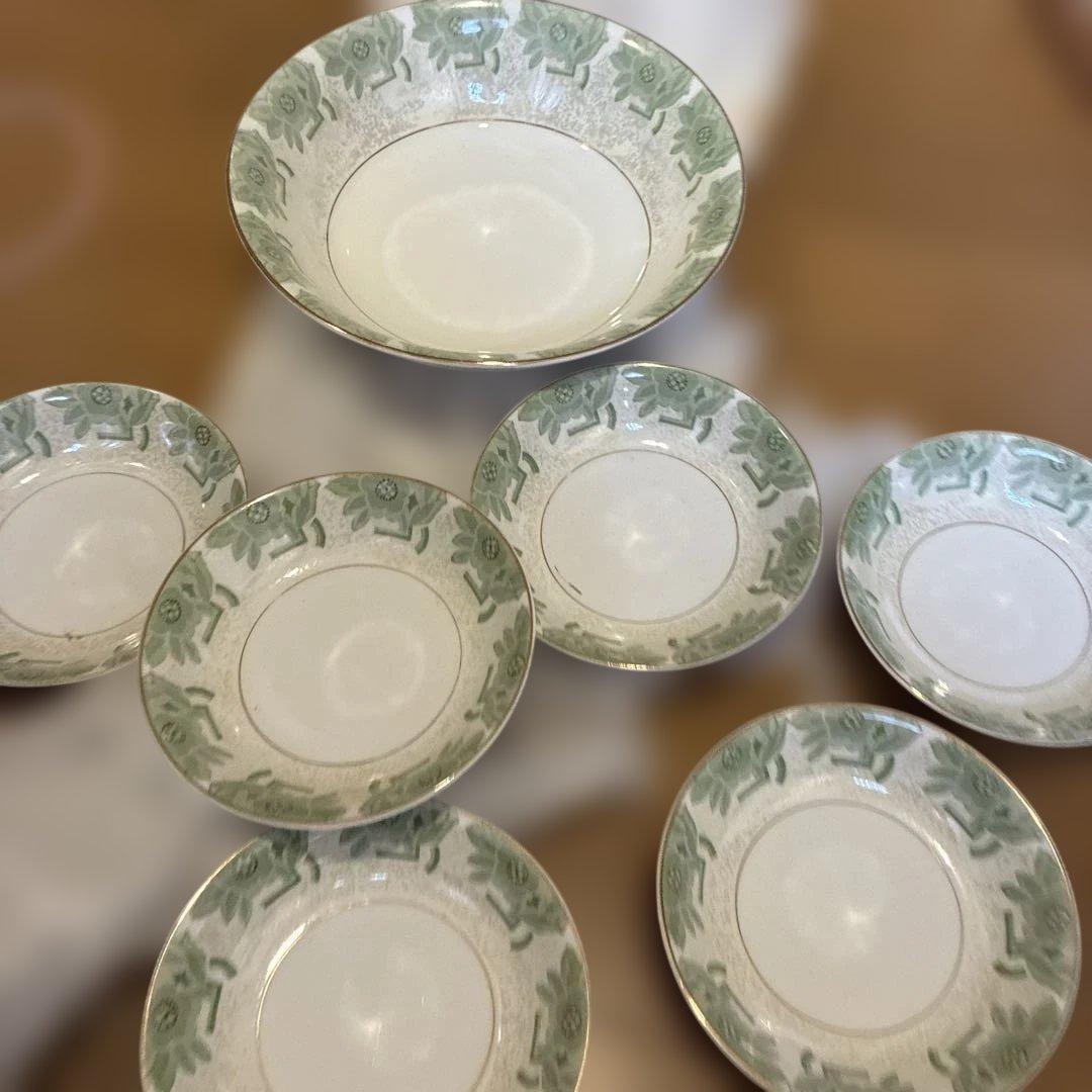 アンティーク　オールド陶東　東洋陶器會社 戦前 OCW印 ボウル　鉢　ラスター彩