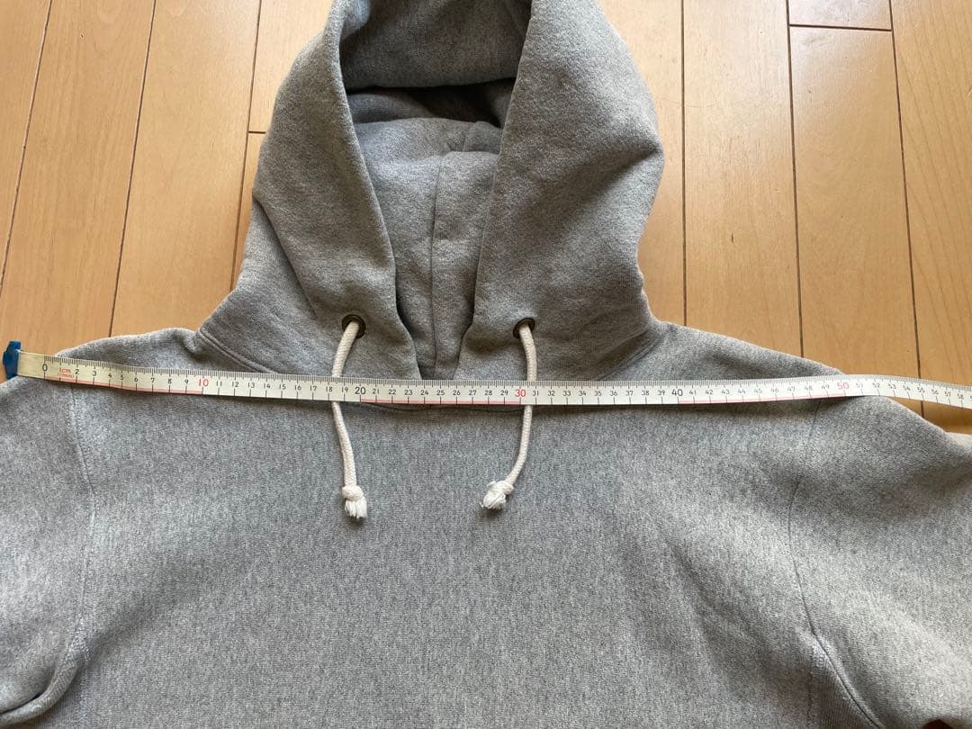 【定番】USA製チャンピオン リバースウィーブ　プルオーバースウェットパーカーL