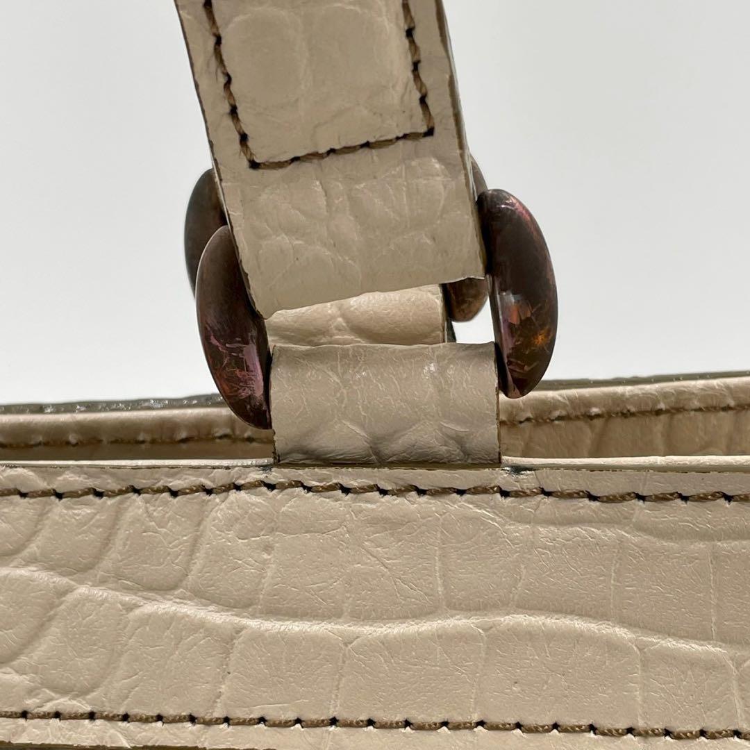 極美品　ロベルタディカメリーノ　ロベルタクラシック　レザーハンドバッグ　イエロー