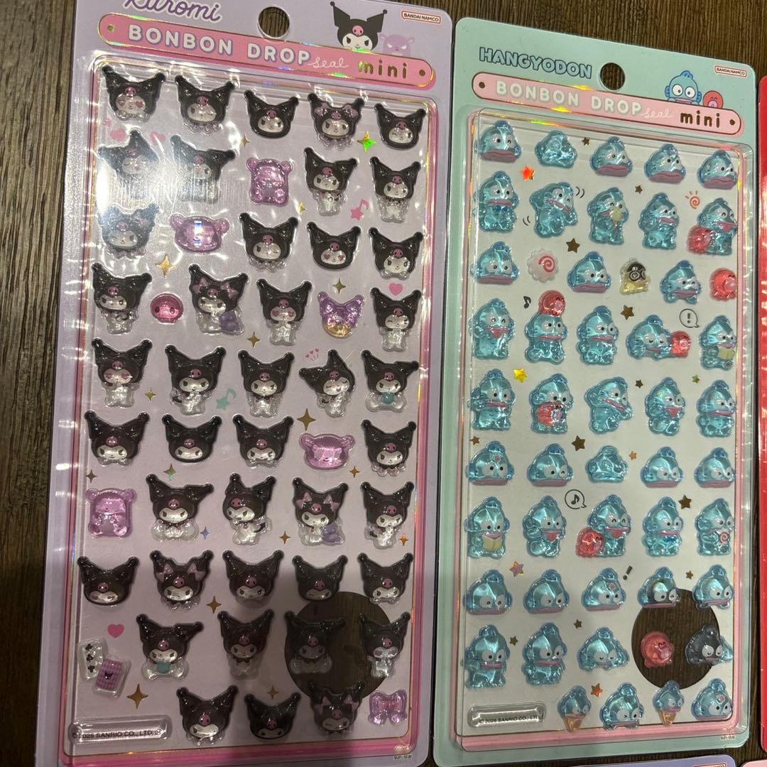 国内正規品　ボンボンドロップシール　サンリオ　ディズニー　11枚セット