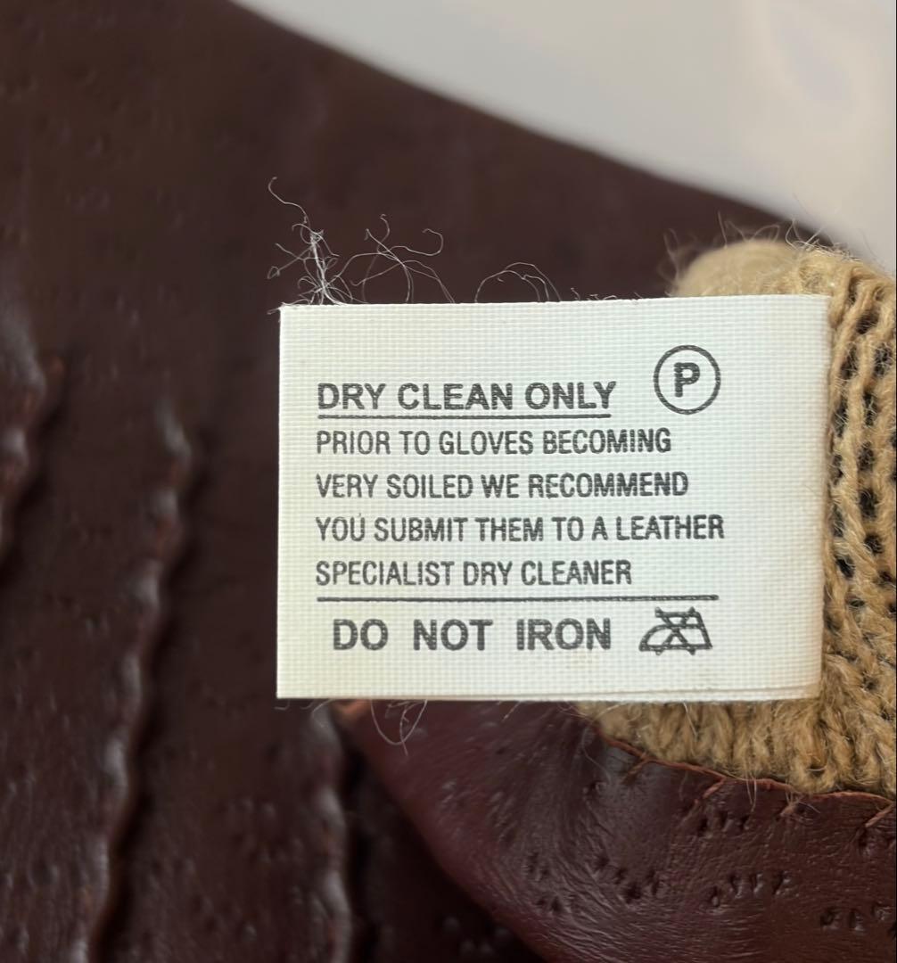 DENTS ブラウン手袋 サイズS