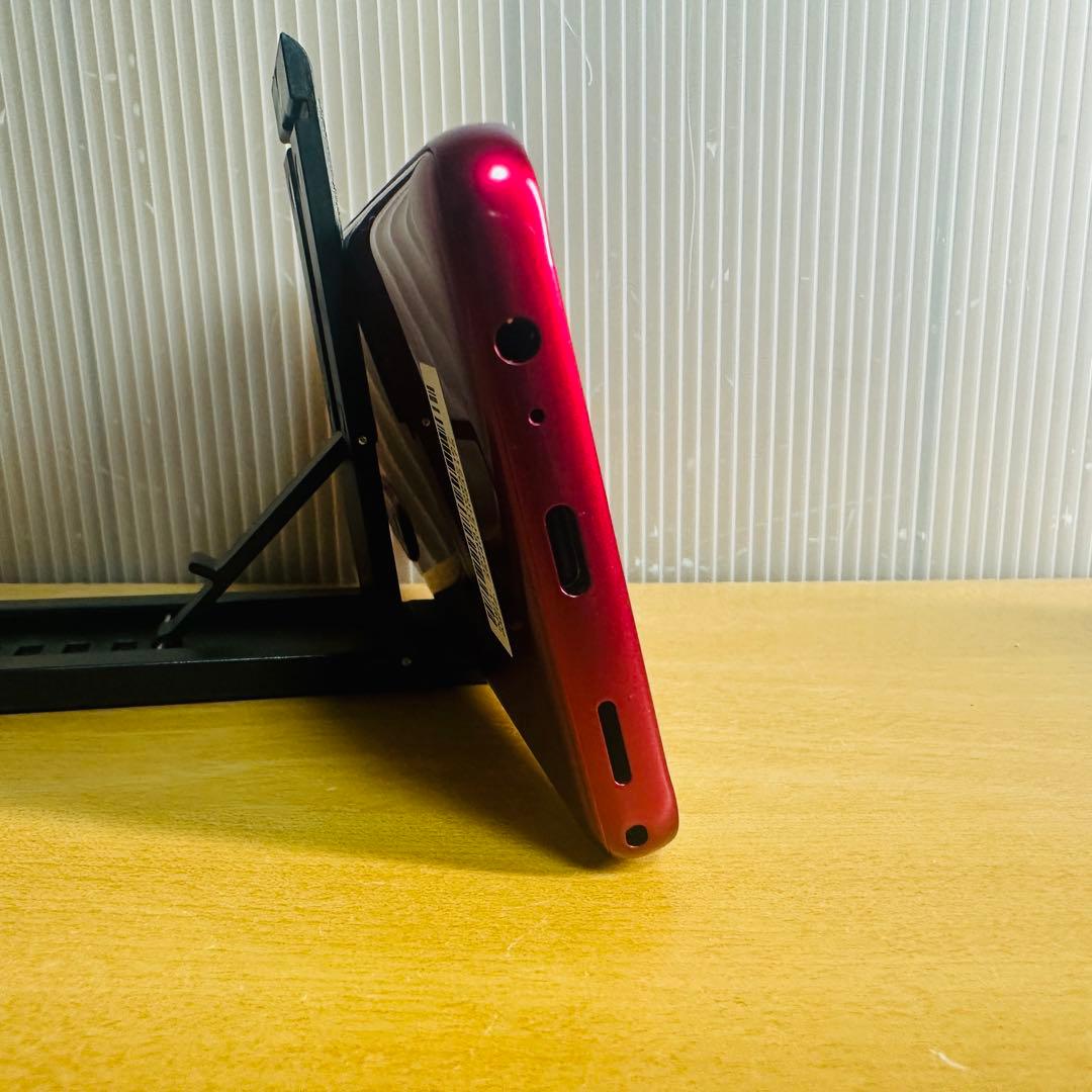 【極美品】 らくらくスマートフォンa A401FC レッド　SIMロック解除済