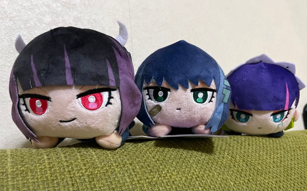 ずっと真夜中でいいのに。寝そべりぬいぐるみコンプリート3体セット　ニラちゃん