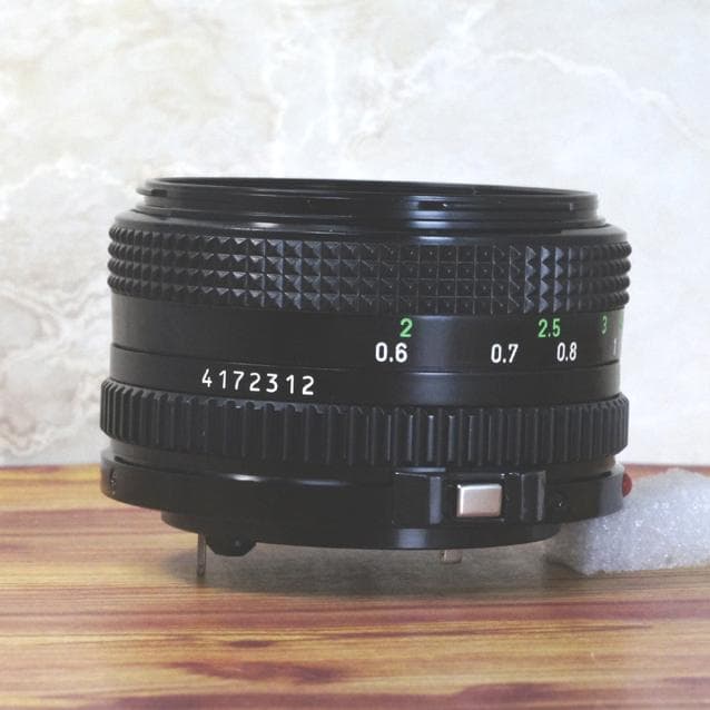 【整備済完動品】CANON AE-1 PROGRAM 黒＋New FD 50ｍｍ