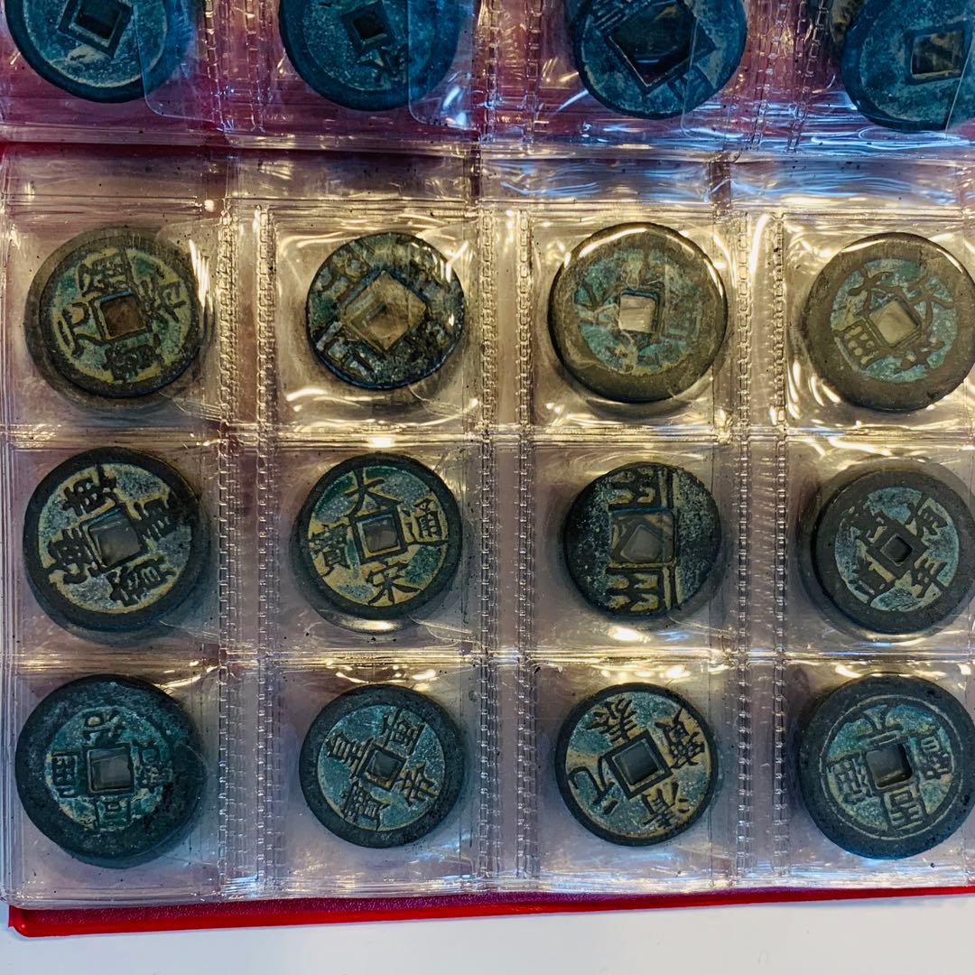 中国 古銭 穴銭 銀貨 アンティーク 硬貨  120枚セット コレクション