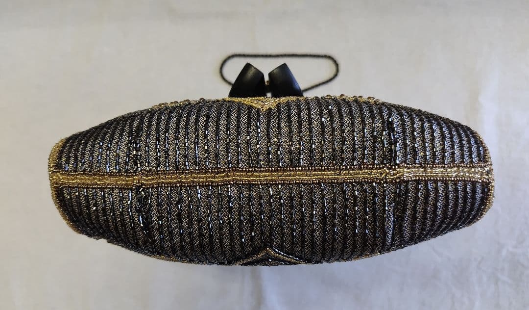 LUMYはしもと ビーズバッグ がま口