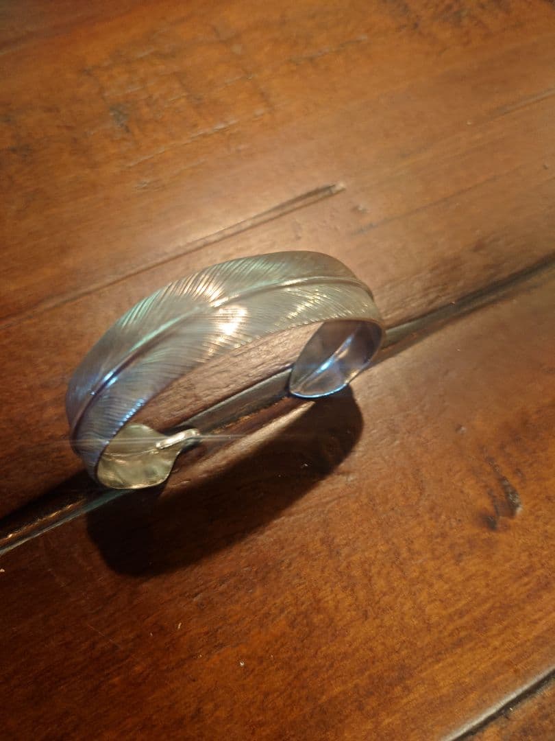 HARIM×TMTフェザーバングル SILVER925　ネイティブ