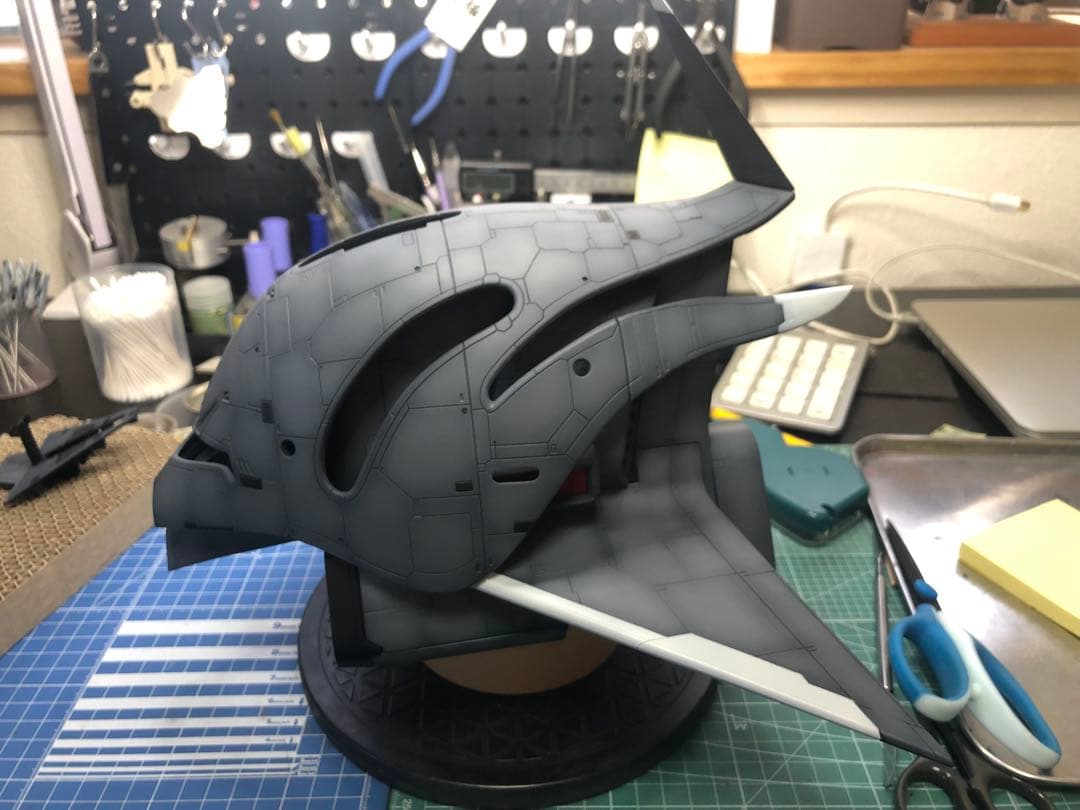 【リペイント】MIA MAN-08　エルメス　ララァ・スン専用モビルアーマー