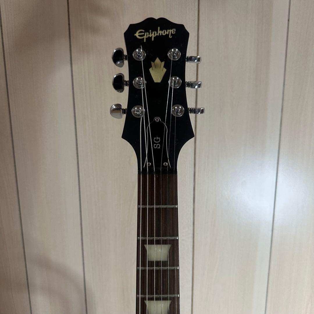 ソリッドギタ-ケース付き SG Epiphone