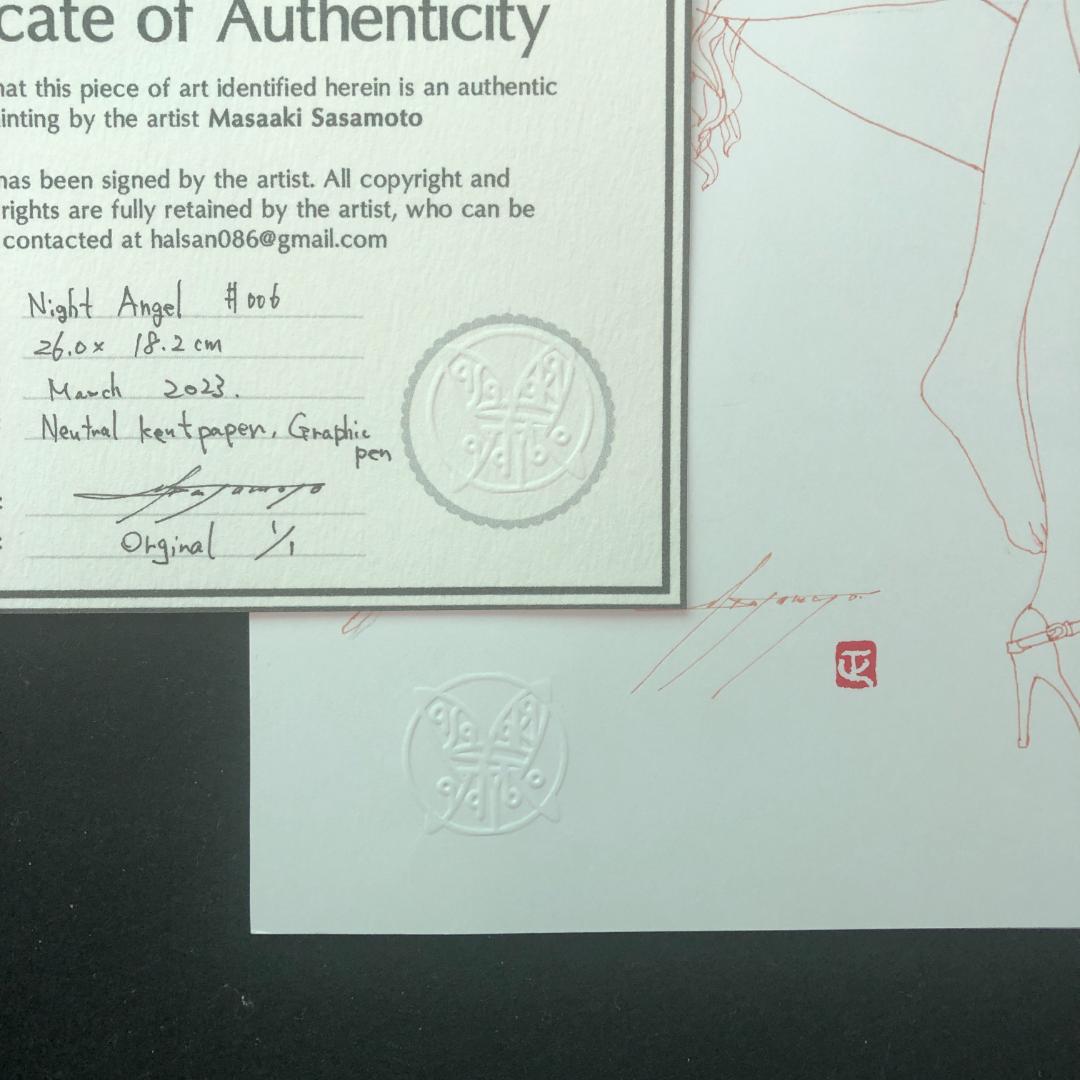 絵画 Moth Girl #004