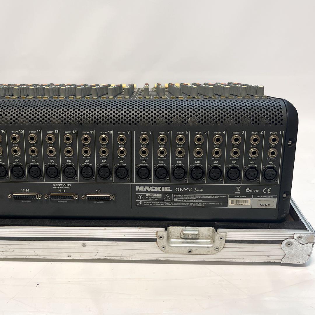 希少 MACKIE アナログミキサー ONYX24.4 マッキー ハードケース付