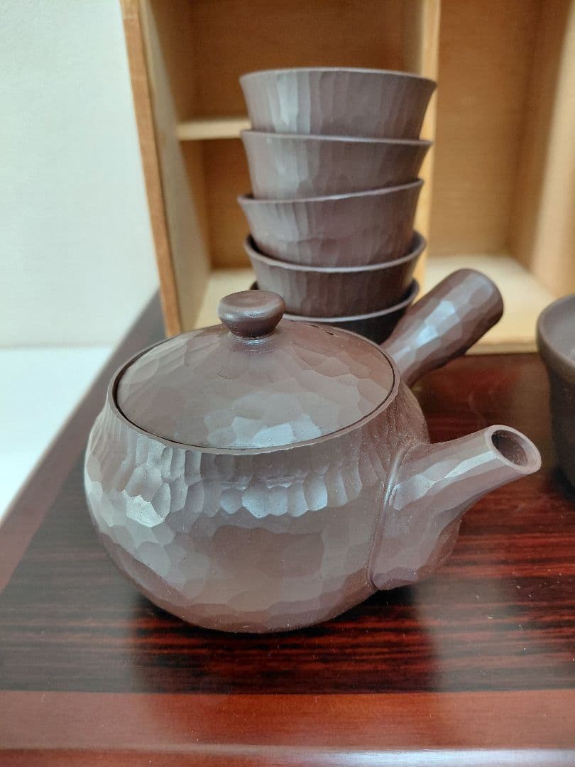 布志名焼 八世 土屋善史郎&萬古焼 翠涛園 石？作 煎茶道具 茶道具