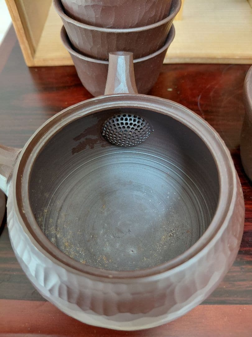 布志名焼 八世 土屋善史郎&萬古焼 翠涛園 石？作 煎茶道具 茶道具