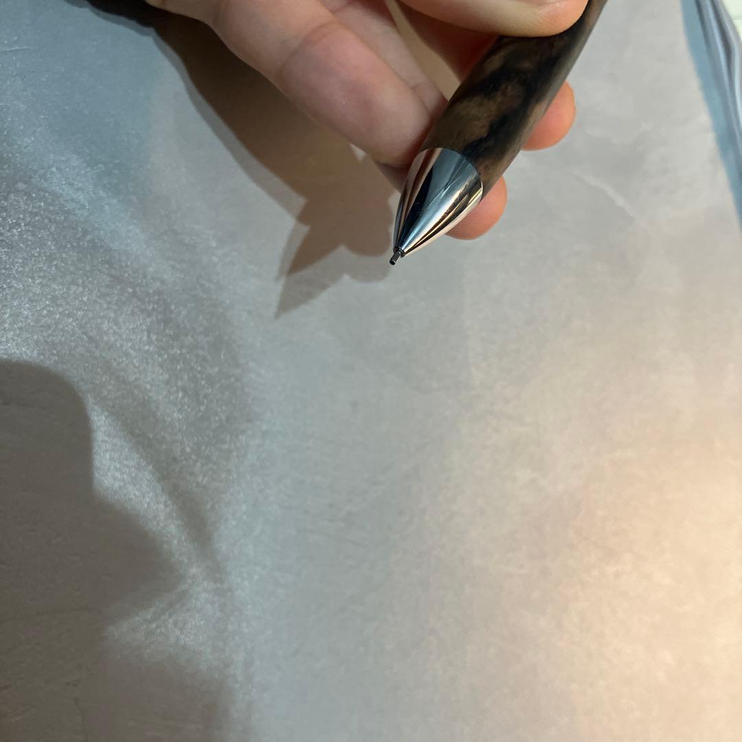 こぶた工房　黒柿孔雀杢　シャープペンシル 0.5ミリ