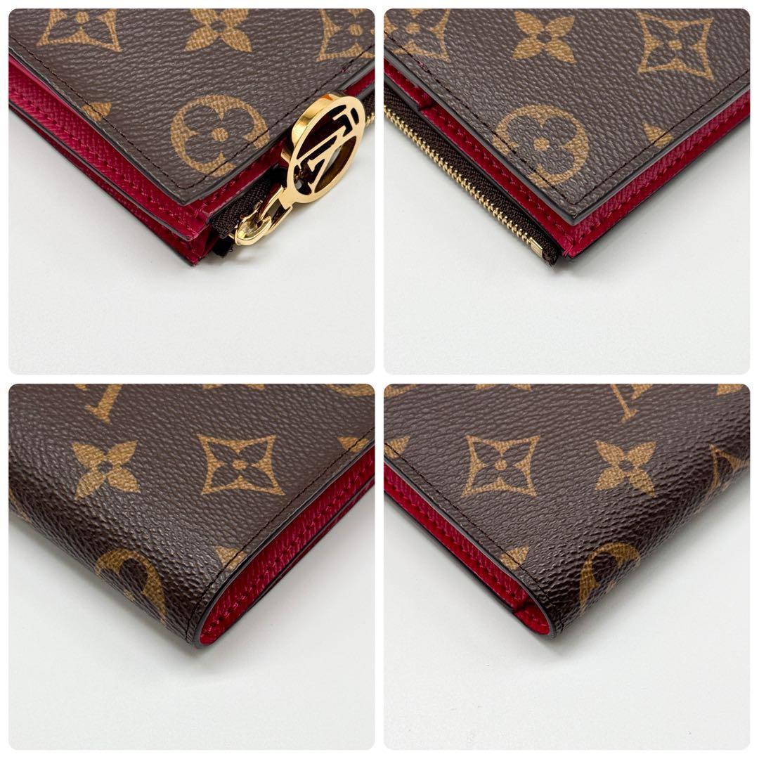 ルイヴィトン モノグラム ポルトフォイユ リサ ピンク 折り財布 ケース