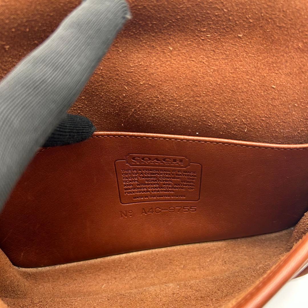 バッグ Old Coach Turnlock Shoulder Bag Vintage