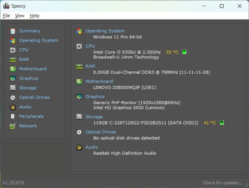 ThinkPad X1 Carbon gen3 (五世 i5/8G/128G)