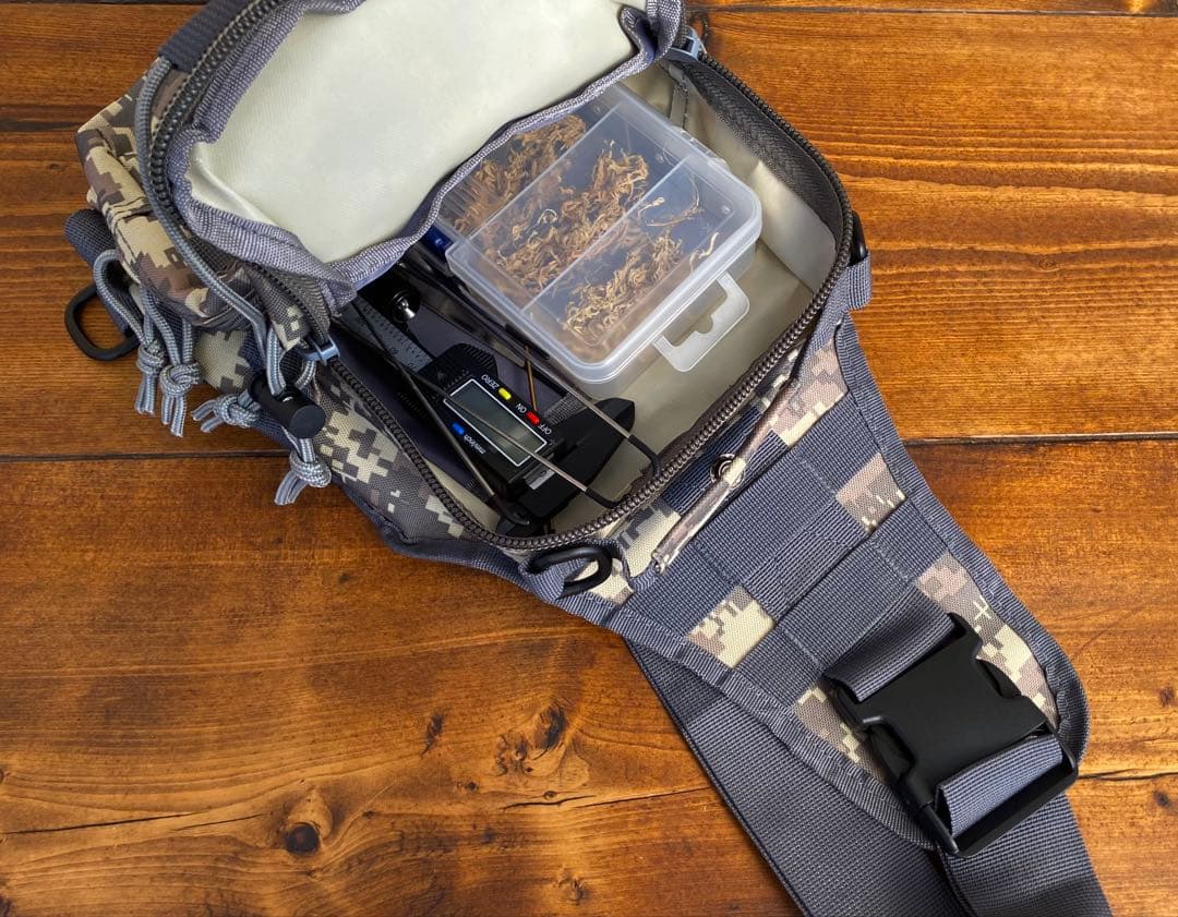 クワガタ採集セット　ブルー　オリジナル掻き出し棒　デジタルノギス　採集ケース