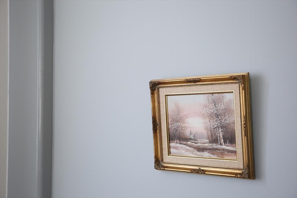 英国アンティークサイン入り肉筆絵画/風景画/油絵/西洋額絵/油彩(79-87-1