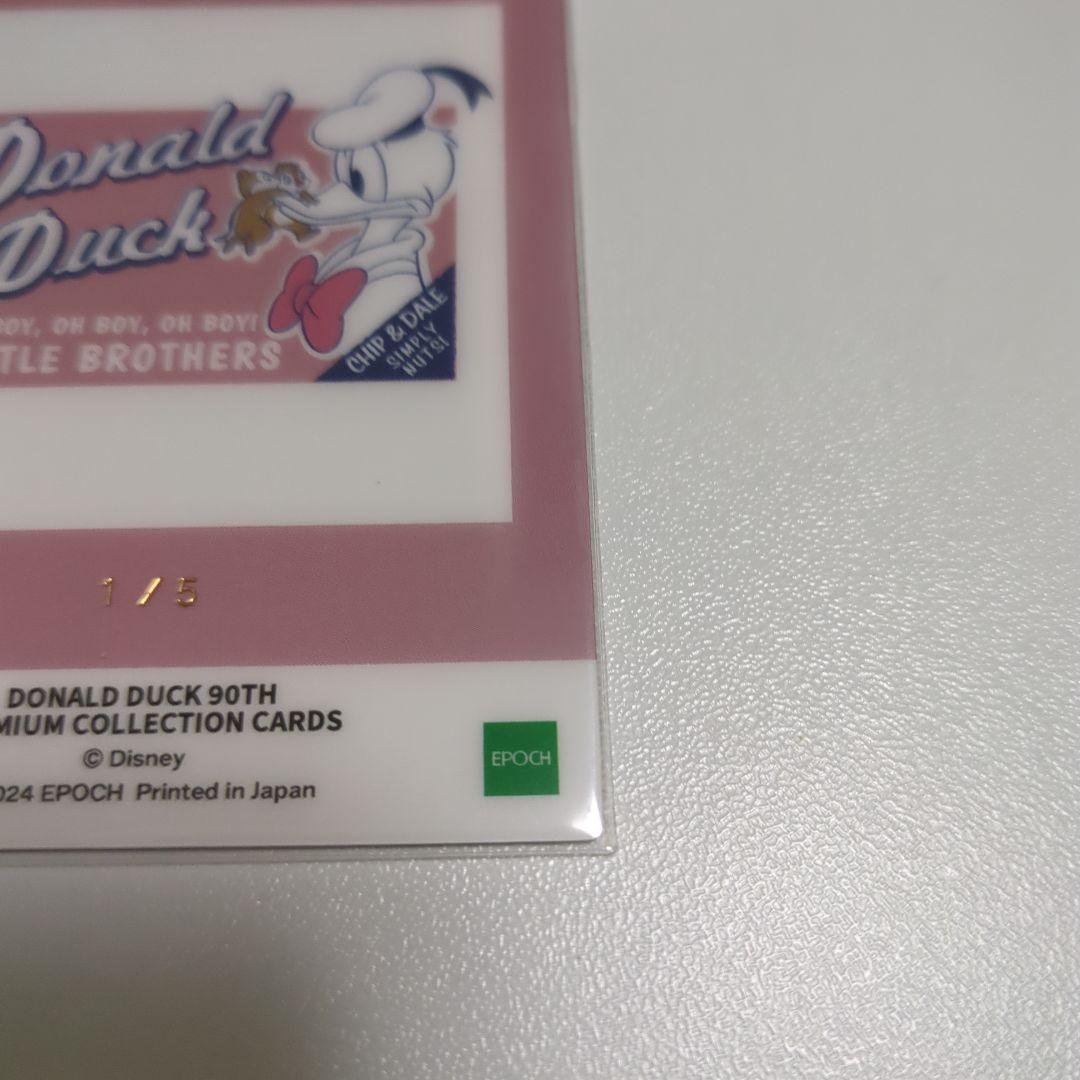 ドナルドダック90周年プレミアムコレクションカード29Pホロスペクトラ世界5枚限