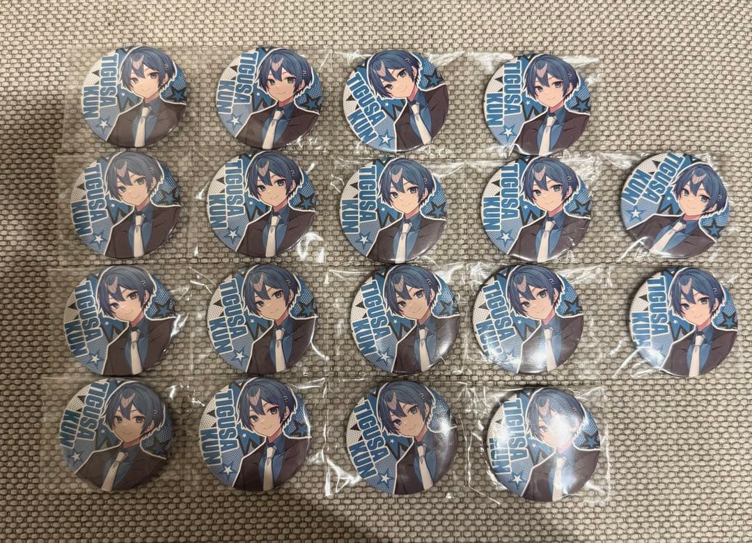 amptak ちぐさくん 1st 缶バッジ 等身