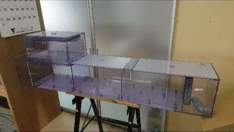 くみちゃん　150アクリル水槽用上部フィルター　ウール引き出し式