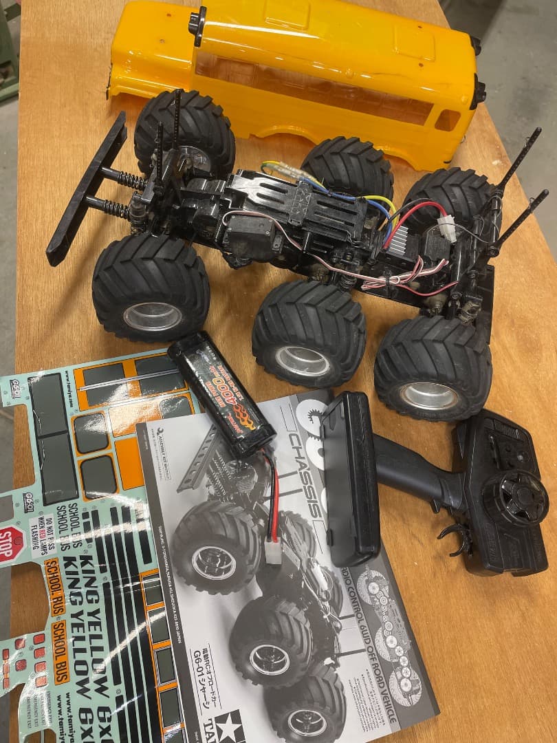 TAMIYA G6-01　タミヤプロポ・バッテリー付き