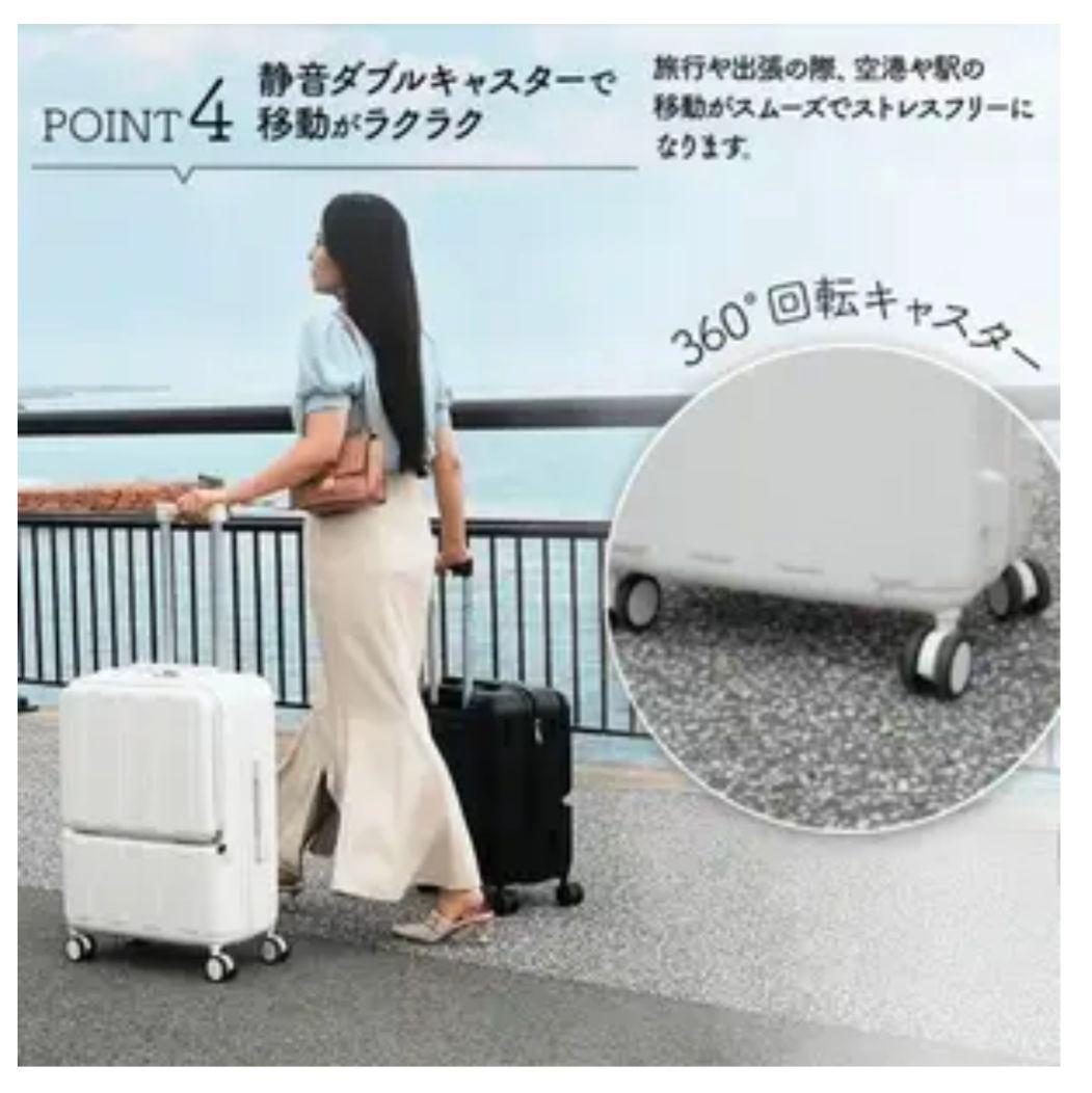 【新品・未使用品】スーツケース 　キャリーケース Mサイズ　ブラック　★★大人気