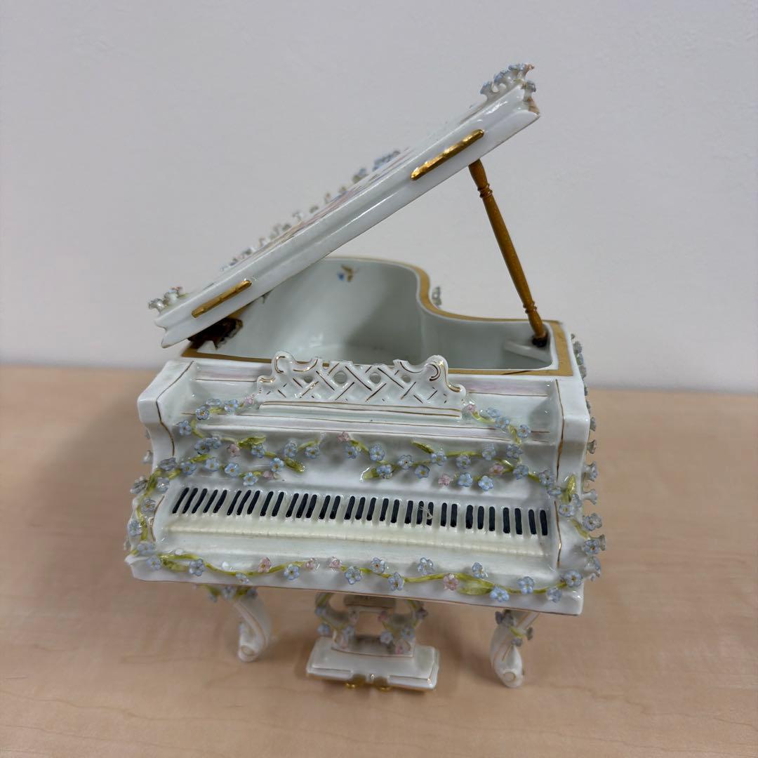 ミニチュアグランドピアノ型収納ボックス