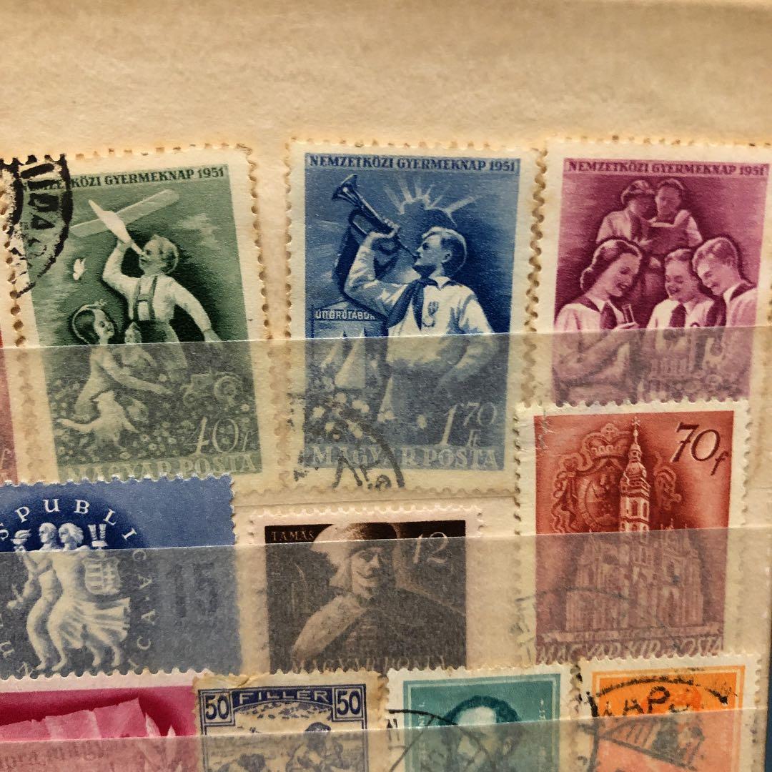 欧州使用済み切手帳　昭和時代　約360枚　海外　ヨーロッパ