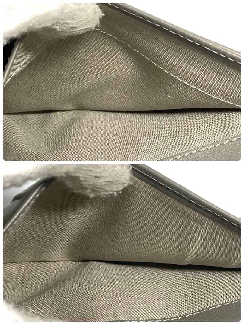 シャネル　キャビアスキン　レザー　ココマーク　セブルガ　二つ折り財布