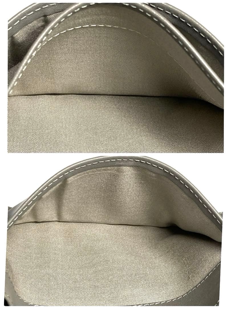 シャネル　キャビアスキン　レザー　ココマーク　セブルガ　二つ折り財布